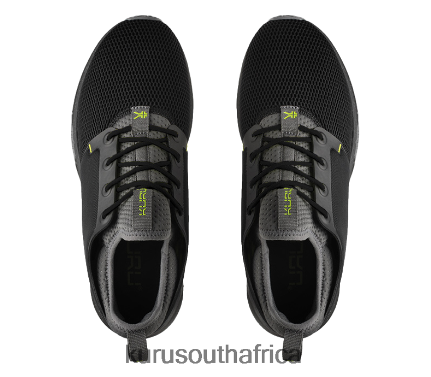 Men ATOM 6X6J4J155 Kuru Jet Black/Citron Shoes