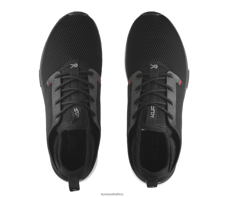 Men ATOM 6X6J4J157 Kuru Jet Black/White/Fire Red Shoes