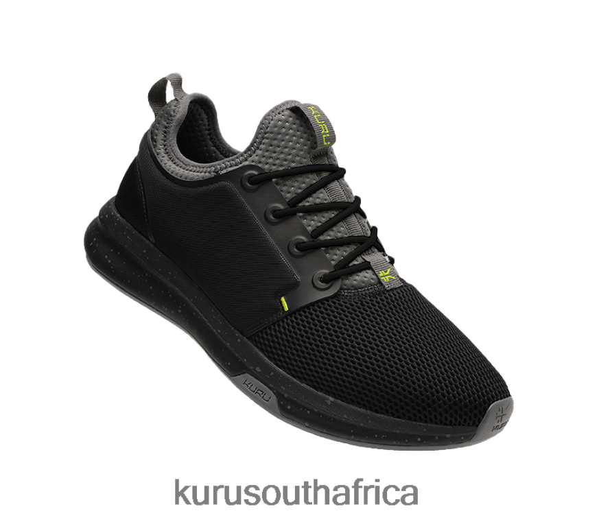 Men ATOM WIDE 6X6J4J171 Kuru Jet Black/Citron Shoes