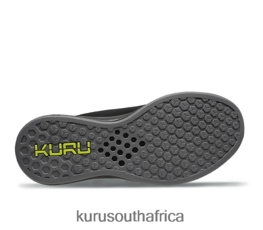 Men ATOM WIDE 6X6J4J171 Kuru Jet Black/Citron Shoes