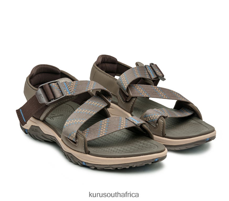 Men CURRENT 6X6J4J197 Kuru Cedar Brown/Mineral Blue Shoes