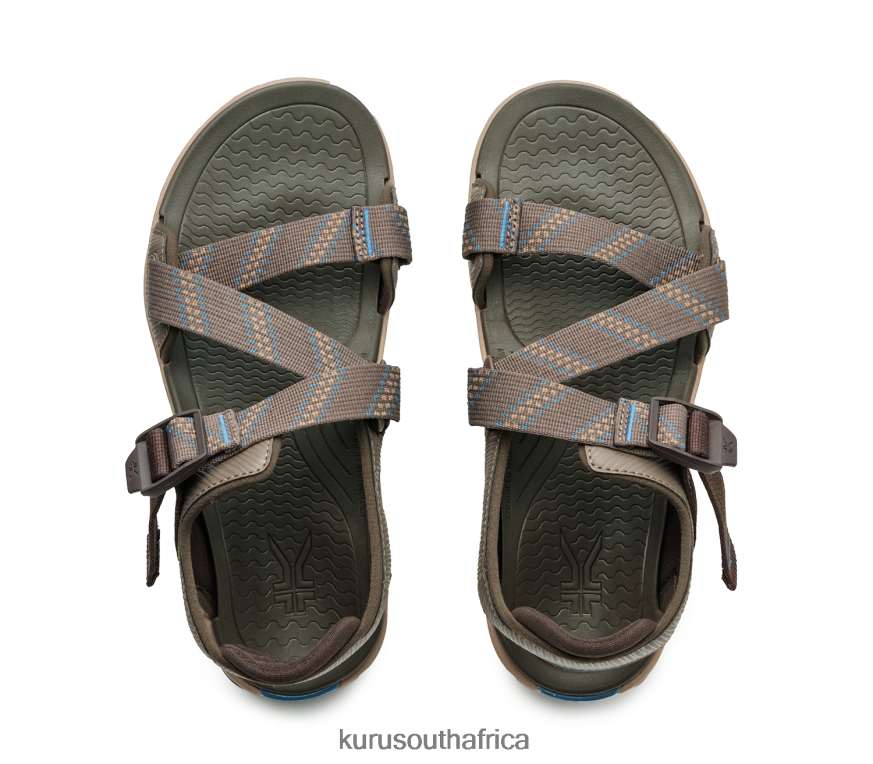 Men CURRENT 6X6J4J197 Kuru Cedar Brown/Mineral Blue Shoes