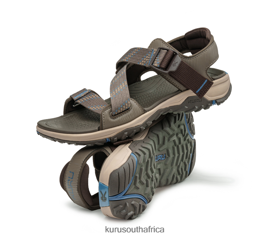 Men CURRENT 6X6J4J197 Kuru Cedar Brown/Mineral Blue Shoes