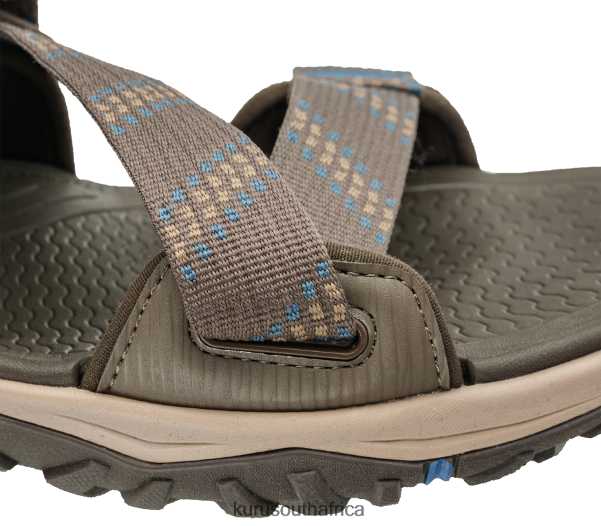 Men CURRENT 6X6J4J197 Kuru Cedar Brown/Mineral Blue Shoes