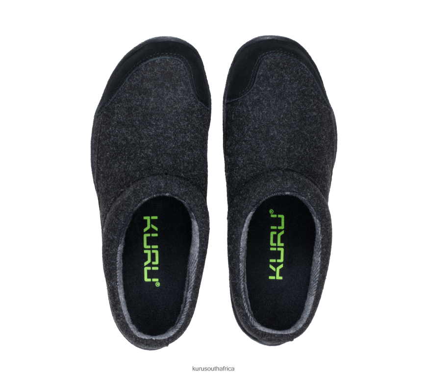 Men DRAFT 6X6J4J185 Kuru Charcoal/Black Shoes