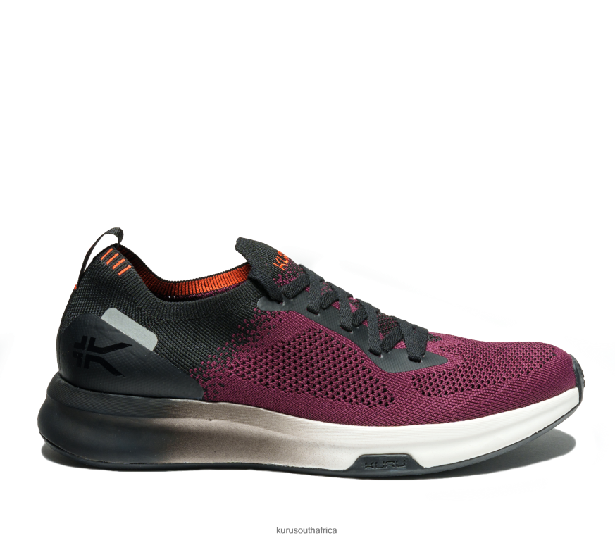 Men FLUX 6X6J4J135 Kuru Maroon/Jet Black Shoes