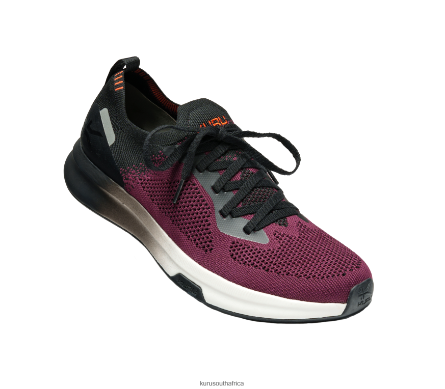 Men FLUX 6X6J4J135 Kuru Maroon/Jet Black Shoes