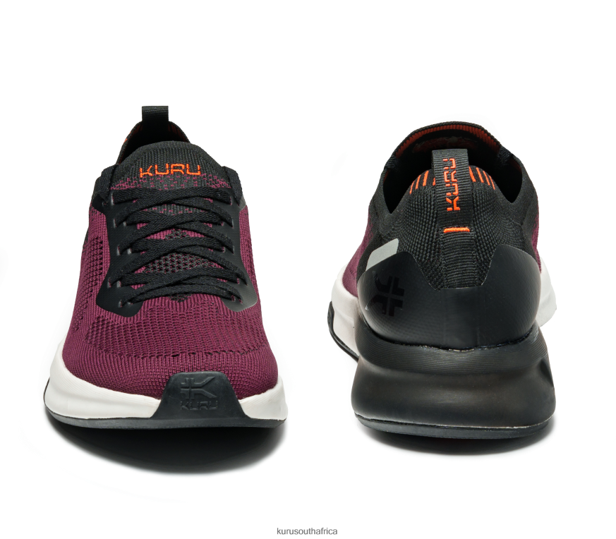Men FLUX 6X6J4J135 Kuru Maroon/Jet Black Shoes