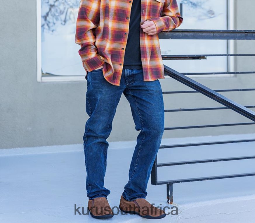 Men KIVI 6X6J4J179 Kuru Lead Gray/Tan Shoes