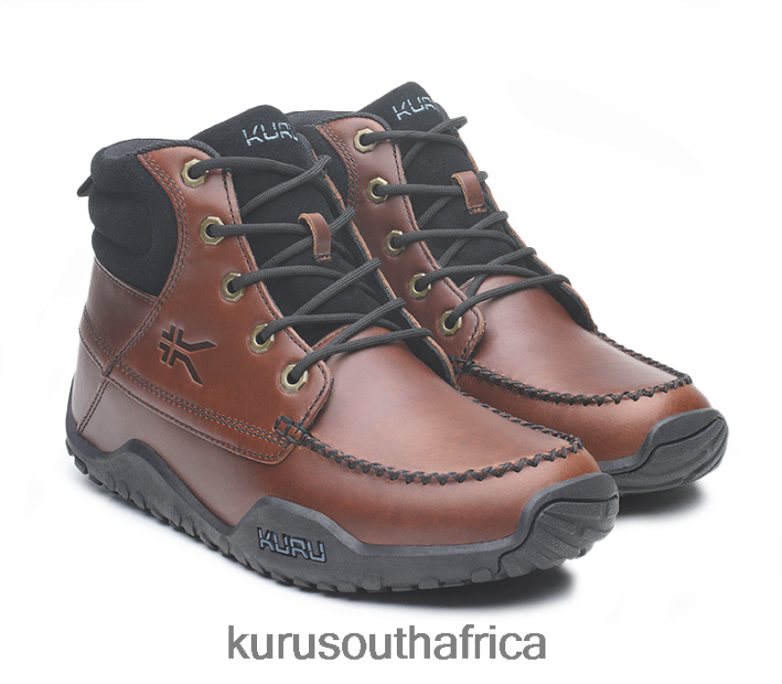 Men QUEST 6X6J4J207 Kuru Java Brown/Jet Black Shoes