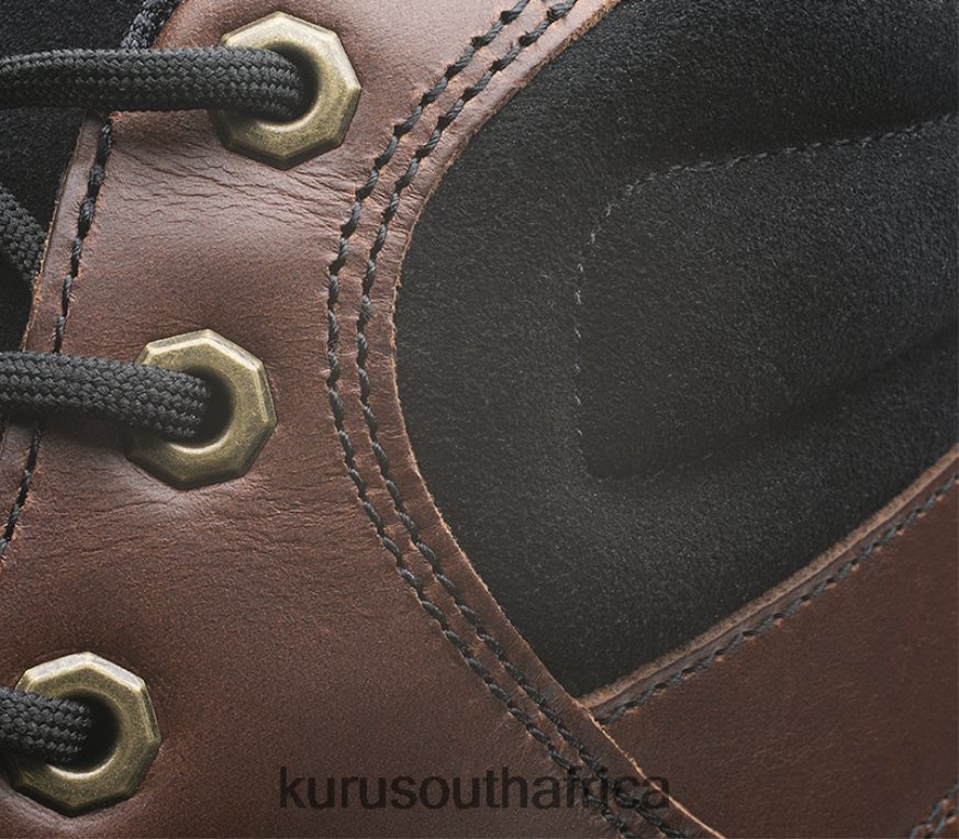 Men QUEST 6X6J4J207 Kuru Java Brown/Jet Black Shoes