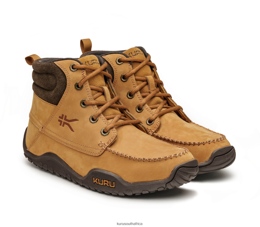 Men QUEST 6X6J4J208 Kuru Golden Wheat/Woodstock Brown Shoes