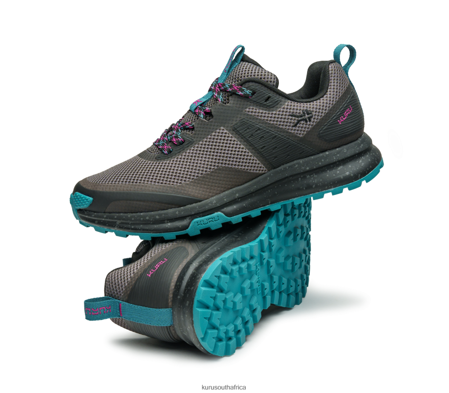 Women ATOM TRAIL 6X6J4J5 Kuru Jet Black/Dark Teal Shoes