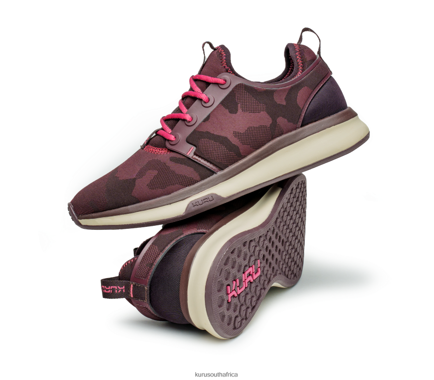 Women ATOM WIDE 6X6J4J60 Kuru Camo Wine/Pink Sorbet Shoes