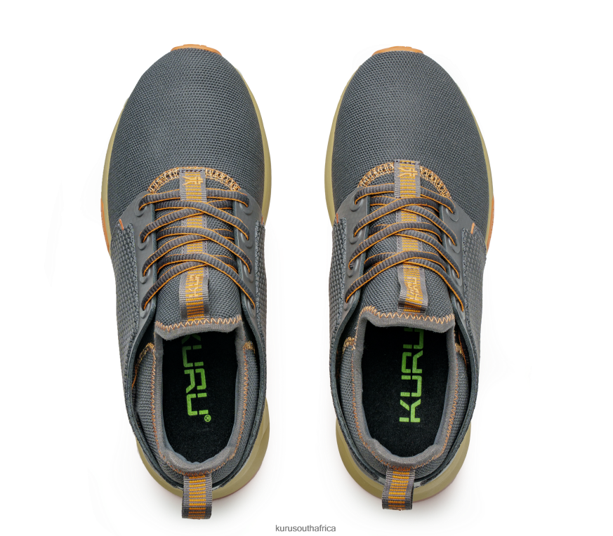 Women ATOM WIDE 6X6J4J61 Kuru Smoke Gray/Pale Orange Shoes