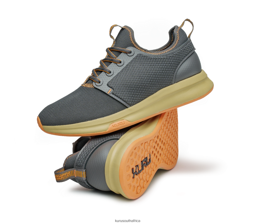 Women ATOM WIDE 6X6J4J61 Kuru Smoke Gray/Pale Orange Shoes