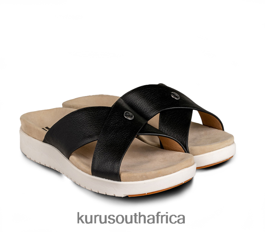 Women BREEZE 6X6J4J118 Kuru Jet Black/White/Gum Shoes