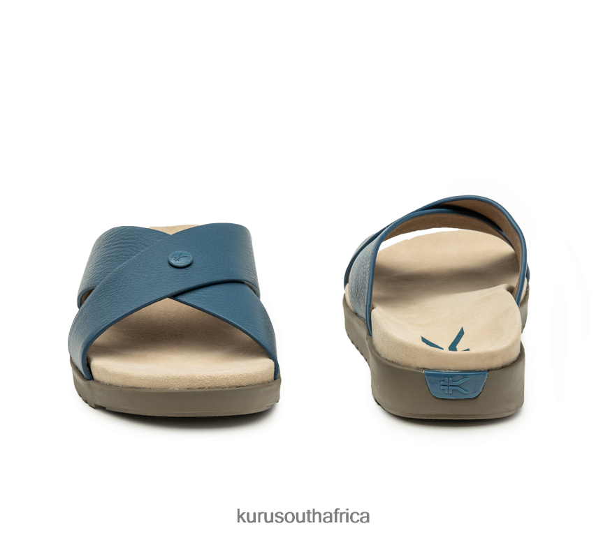 Women BREEZE 6X6J4J124 Kuru Mineral Blue/Faded Brown Shoes