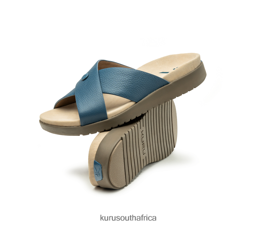 Women BREEZE 6X6J4J124 Kuru Mineral Blue/Faded Brown Shoes