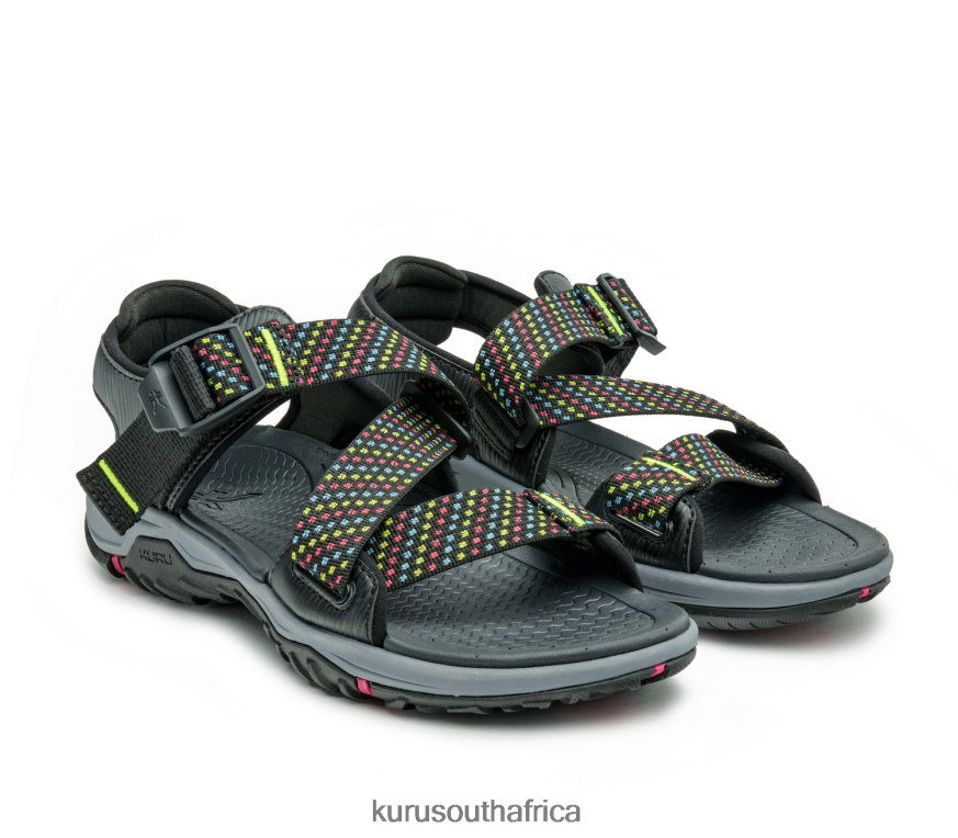 Women CURRENT 6X6J4J120 Kuru Jet Black/Multi Shoes