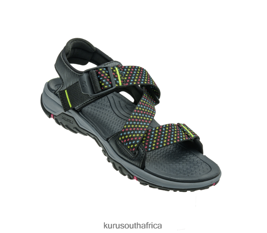 Women CURRENT 6X6J4J120 Kuru Jet Black/Multi Shoes