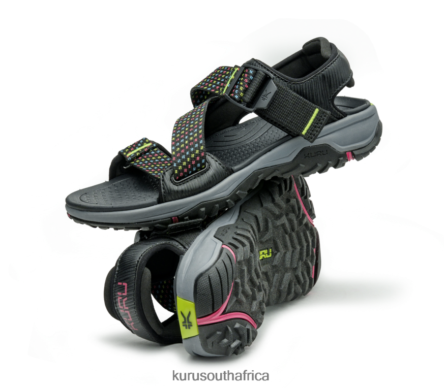 Women CURRENT 6X6J4J120 Kuru Jet Black/Multi Shoes