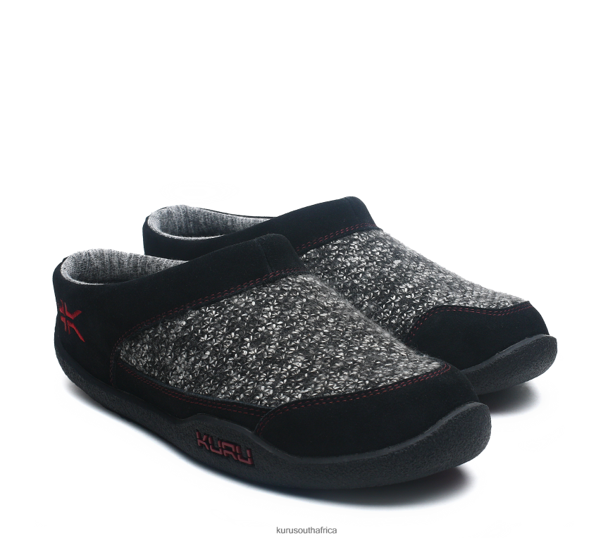 Women DRAFT 6X6J4J74 Kuru Black/Red Ruby Shoes