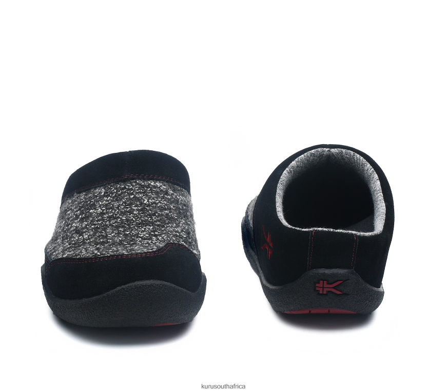 Women DRAFT 6X6J4J74 Kuru Black/Red Ruby Shoes