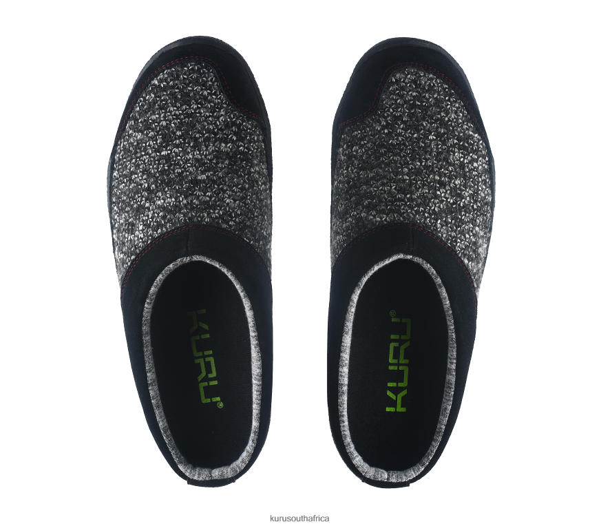 Women DRAFT 6X6J4J74 Kuru Black/Red Ruby Shoes