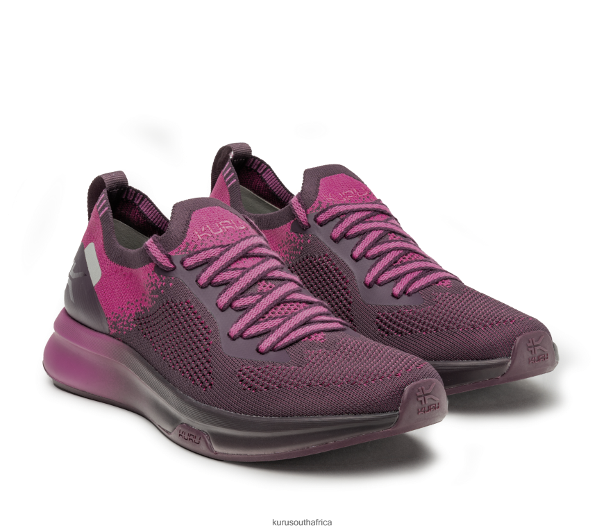 Women FLUX 6X6J4J16 Kuru Plum Purple/Berry Pink Shoes