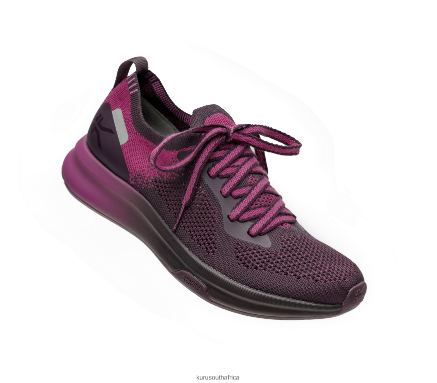 Women FLUX 6X6J4J16 Kuru Plum Purple/Berry Pink Shoes