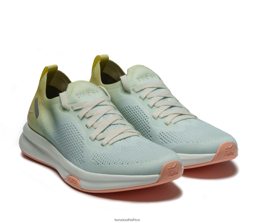 Women FLUX 6X6J4J4 Kuru Lime Sorbet/Mist Blue Shoes
