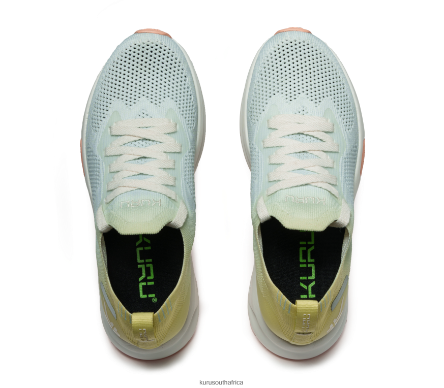 Women FLUX 6X6J4J4 Kuru Lime Sorbet/Mist Blue Shoes