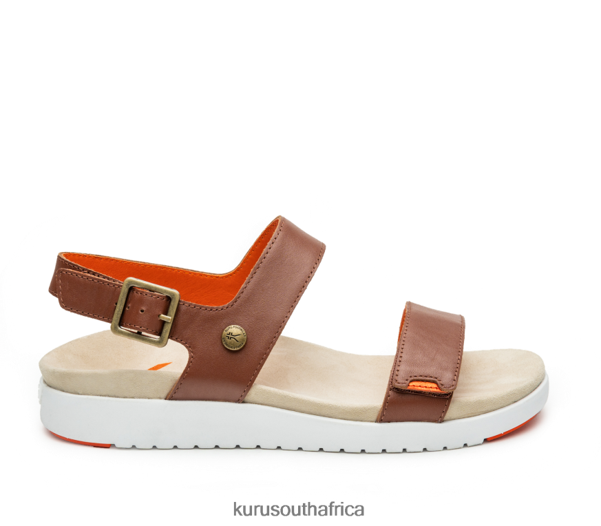 Women GLIDE 6X6J4J111 Kuru Walnut Brown/Blood Orange Shoes