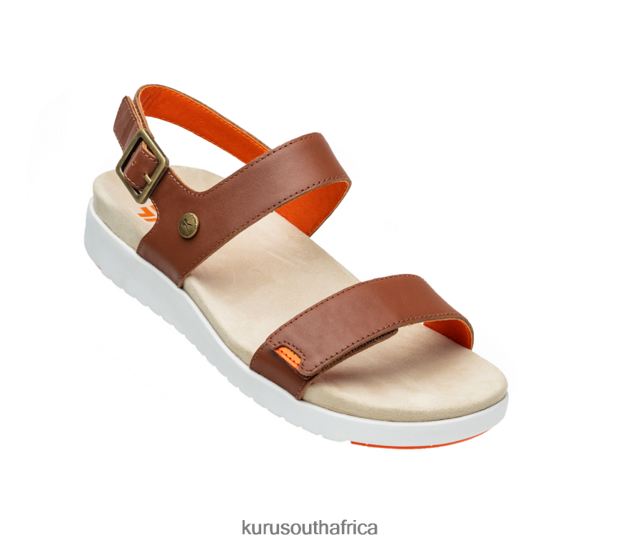 Women GLIDE 6X6J4J111 Kuru Walnut Brown/Blood Orange Shoes