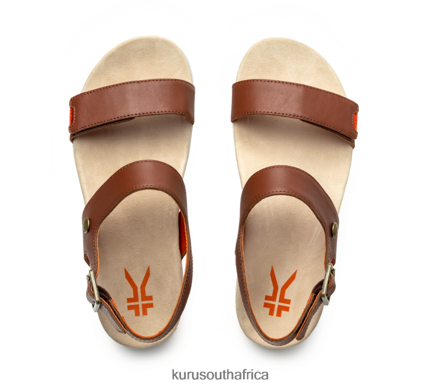 Women GLIDE 6X6J4J111 Kuru Walnut Brown/Blood Orange Shoes