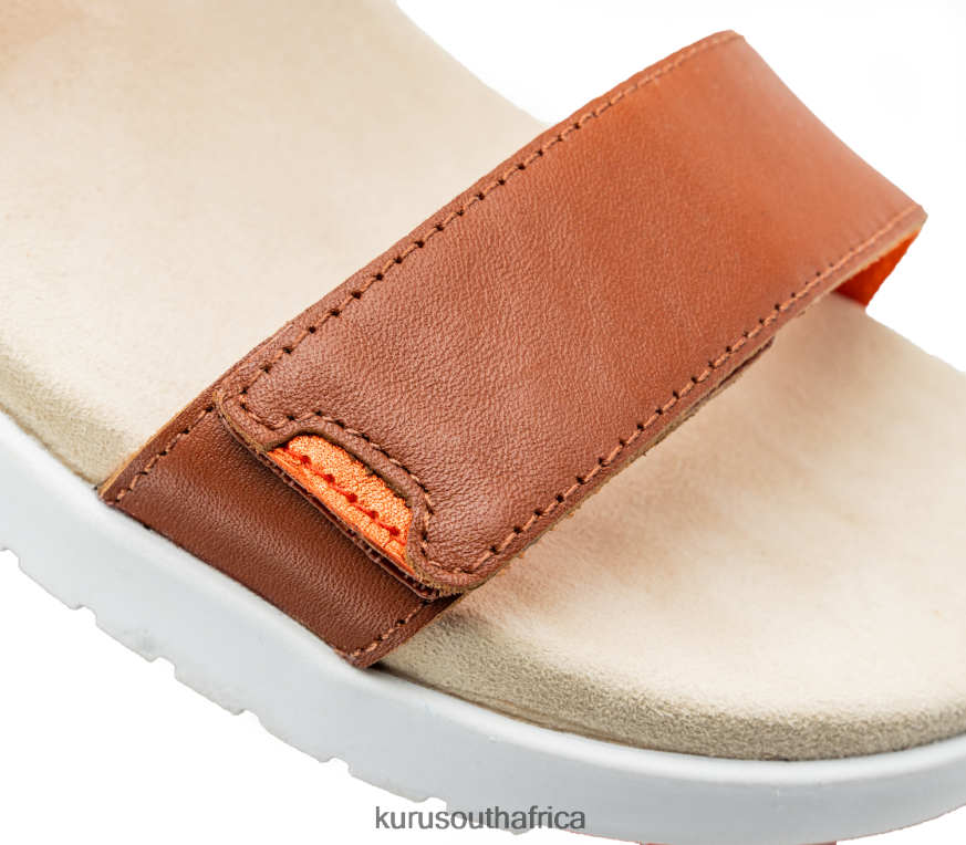 Women GLIDE 6X6J4J111 Kuru Walnut Brown/Blood Orange Shoes