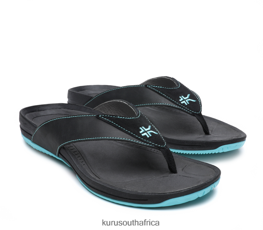 Women KALA 6X6J4J113 Kuru Jet Black/Blue Breeze Shoes