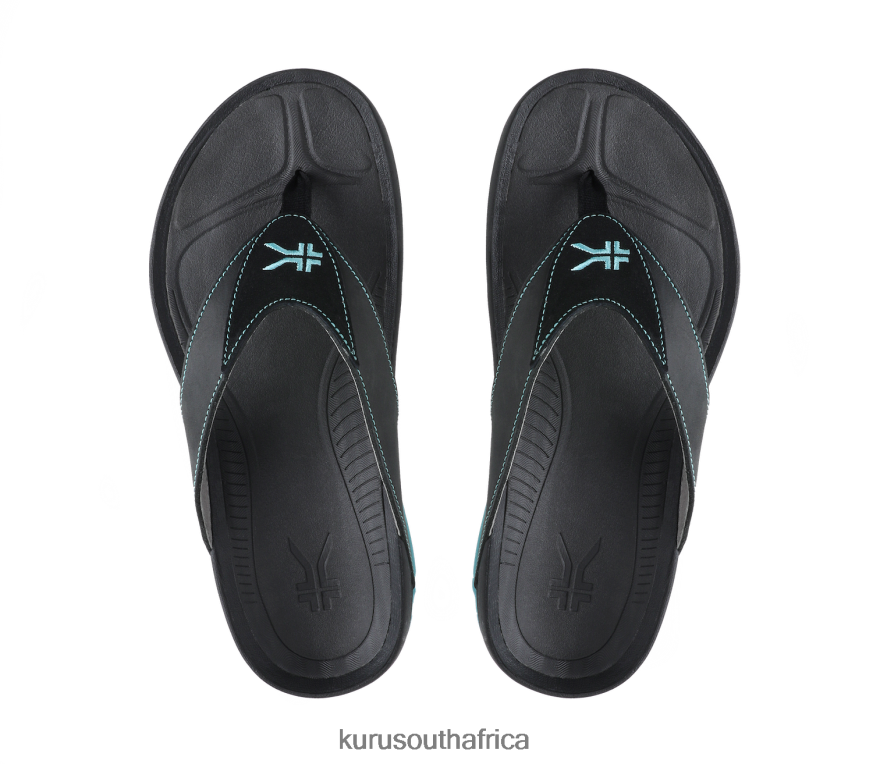 Women KALA 6X6J4J113 Kuru Jet Black/Blue Breeze Shoes