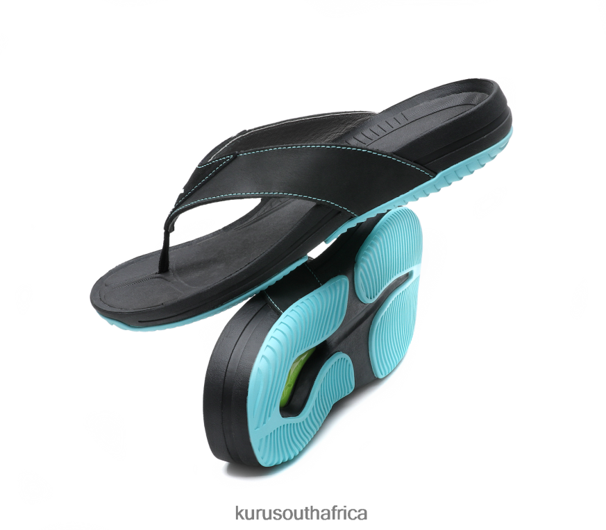 Women KALA 6X6J4J113 Kuru Jet Black/Blue Breeze Shoes