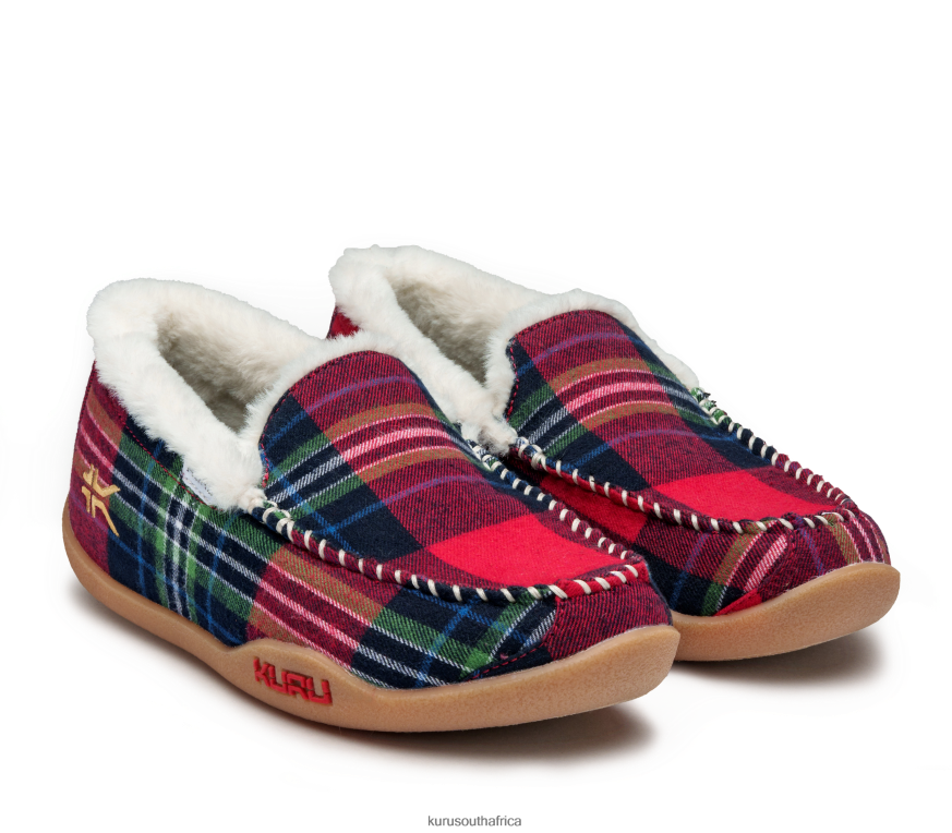 Women LOFT 6X6J4J86 Kuru Plaid/Gum Shoes