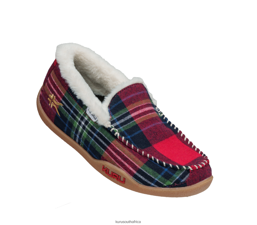 Women LOFT 6X6J4J86 Kuru Plaid/Gum Shoes