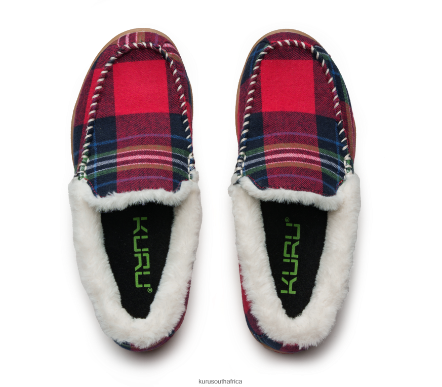 Women LOFT 6X6J4J86 Kuru Plaid/Gum Shoes