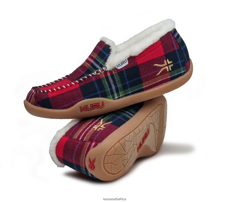 Women LOFT 6X6J4J86 Kuru Plaid/Gum Shoes