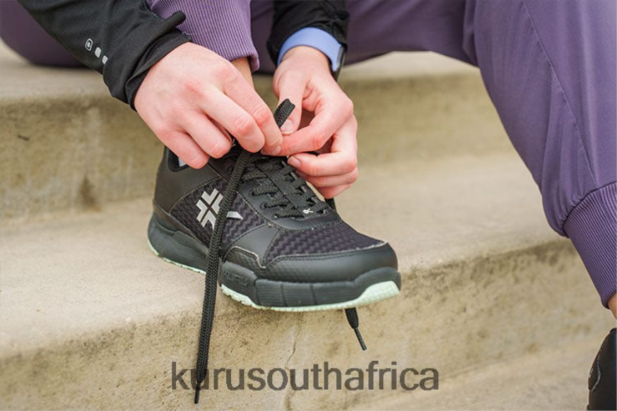 Women QUANTUM 6X6J4J25 Kuru Jet Black/Dusty Aqua Shoes