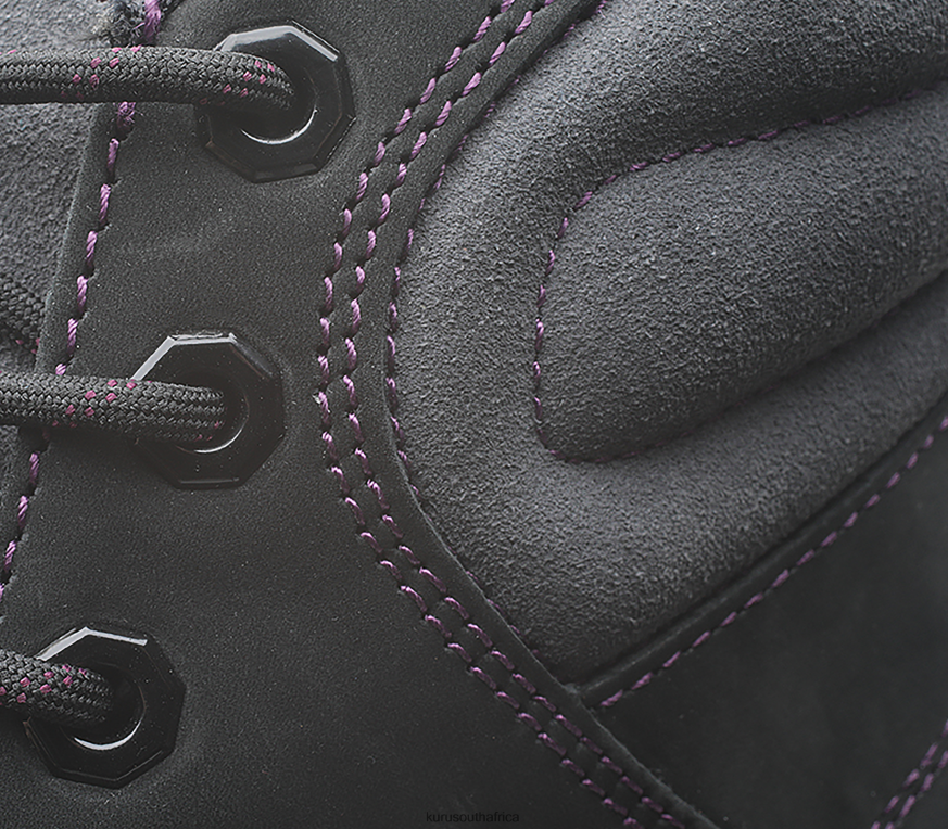 Women QUEST 6X6J4J130 Kuru Jet Black/Basalt/Fig Purple Shoes