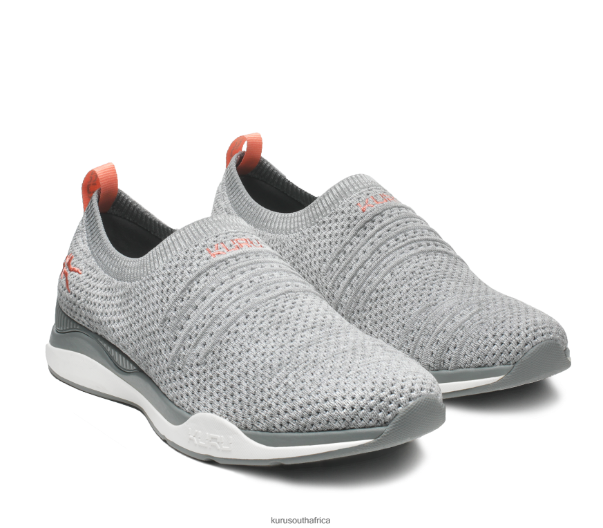 Women STRIDE 6X6J4J70 Kuru Heather Gray/White/Peach Pink Shoes