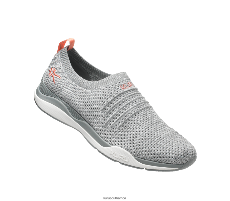 Women STRIDE 6X6J4J70 Kuru Heather Gray/White/Peach Pink Shoes