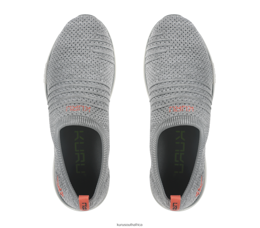 Women STRIDE WIDE 6X6J4J91 Kuru Heather Gray/White/Peach Pink Shoes