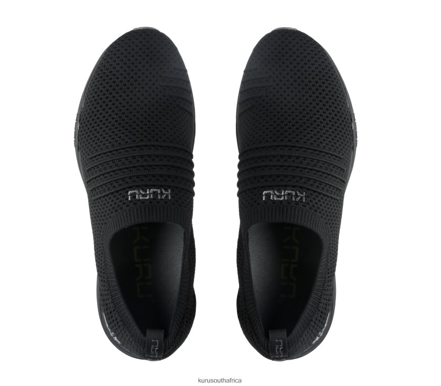 Women STRIDE WIDE 6X6J4J95 Kuru Jet Black/Slate Gray Shoes